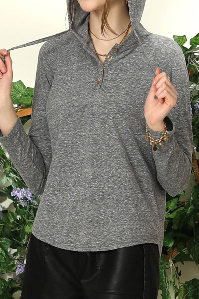 CWTTL1100_HENLEY LIGHT WEIGHT BUTTON DOWN HOODIE TOP