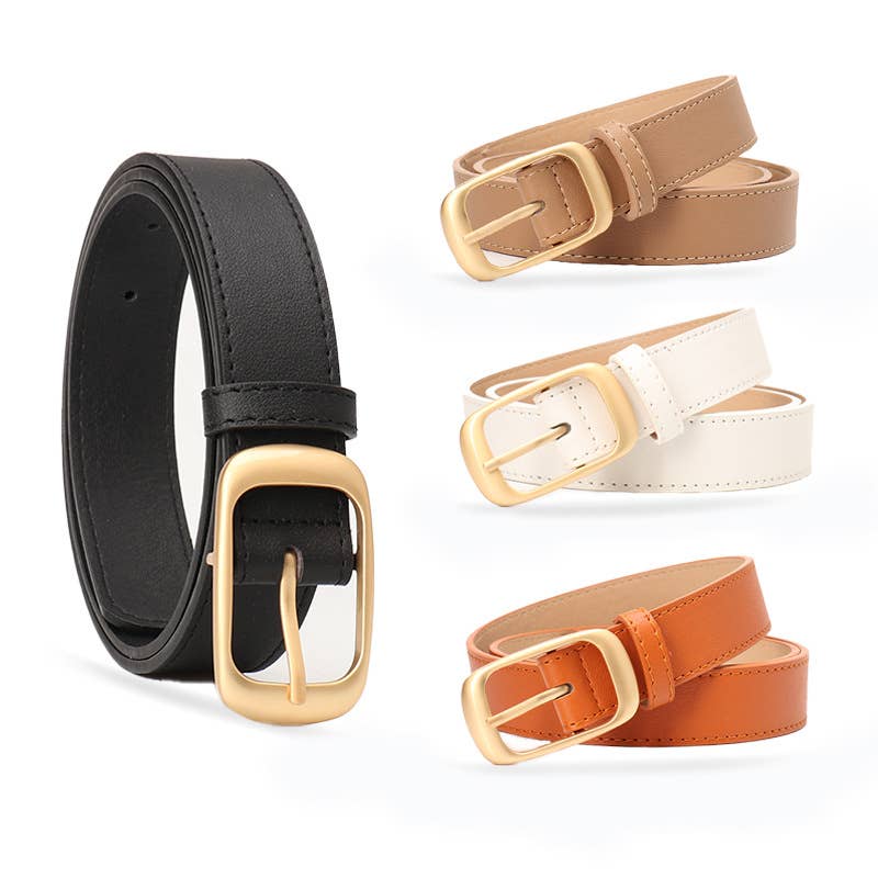 Minimalist and high-end needle-buckle belt