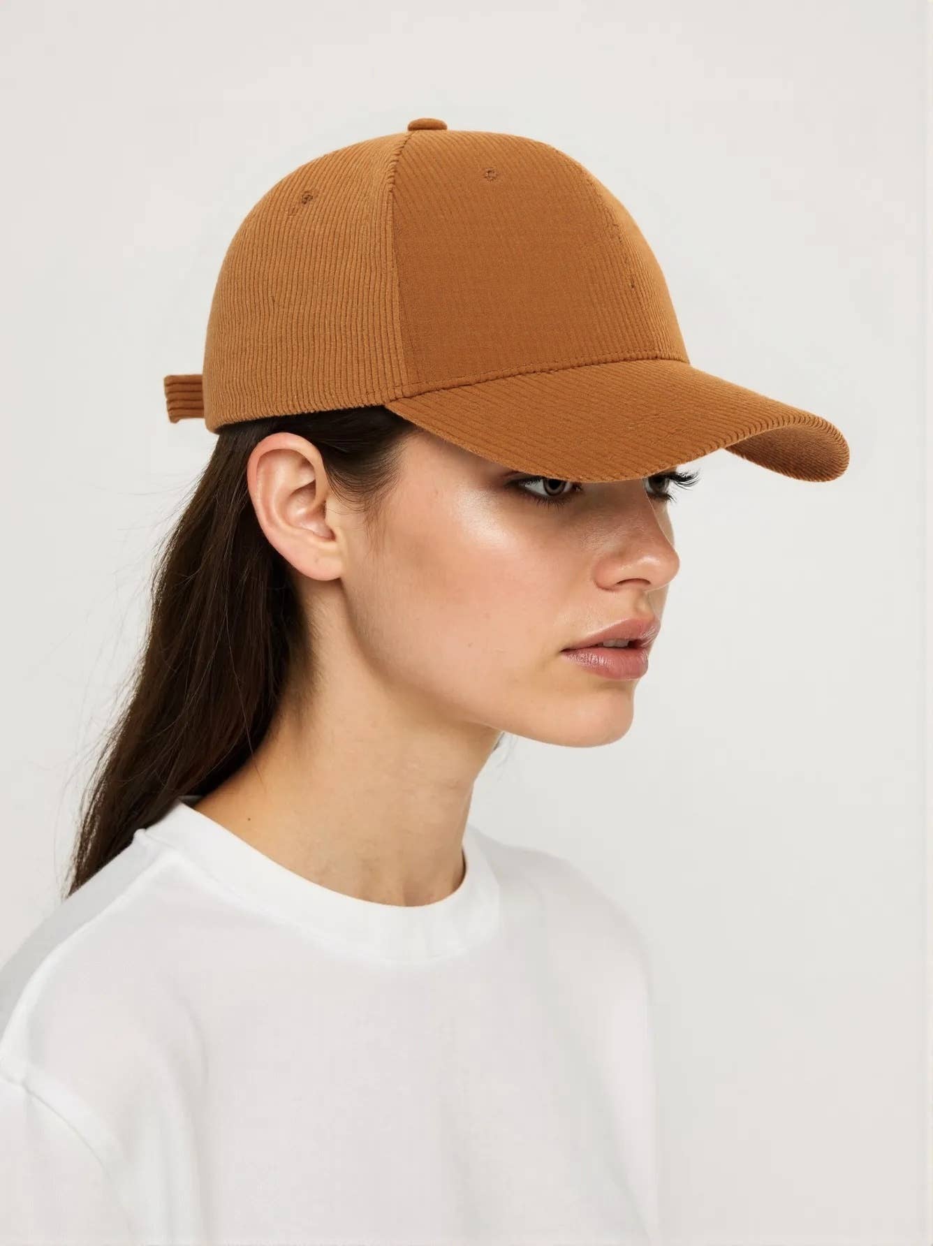 Corduroy Baseball Cap Unisex Winter Warm Outdoor_CWAH0517