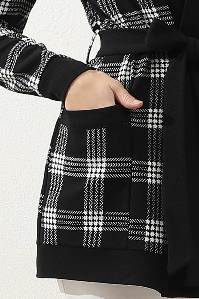 CWOCAL532_LONG SLEEVE SHORT ROVE CARDIGAN WITH POCKETS