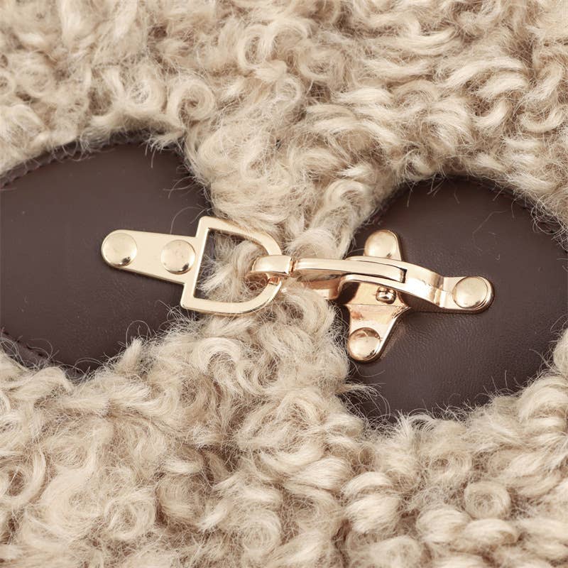 Fleece short, versatile, lapel soft jacket