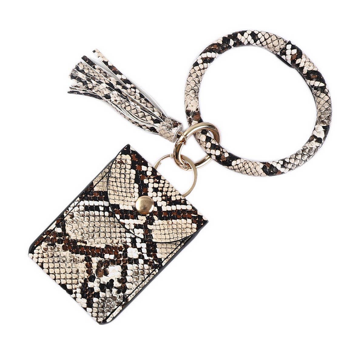 Personalized PU Keychain Bangle Wallet_CWAB5004