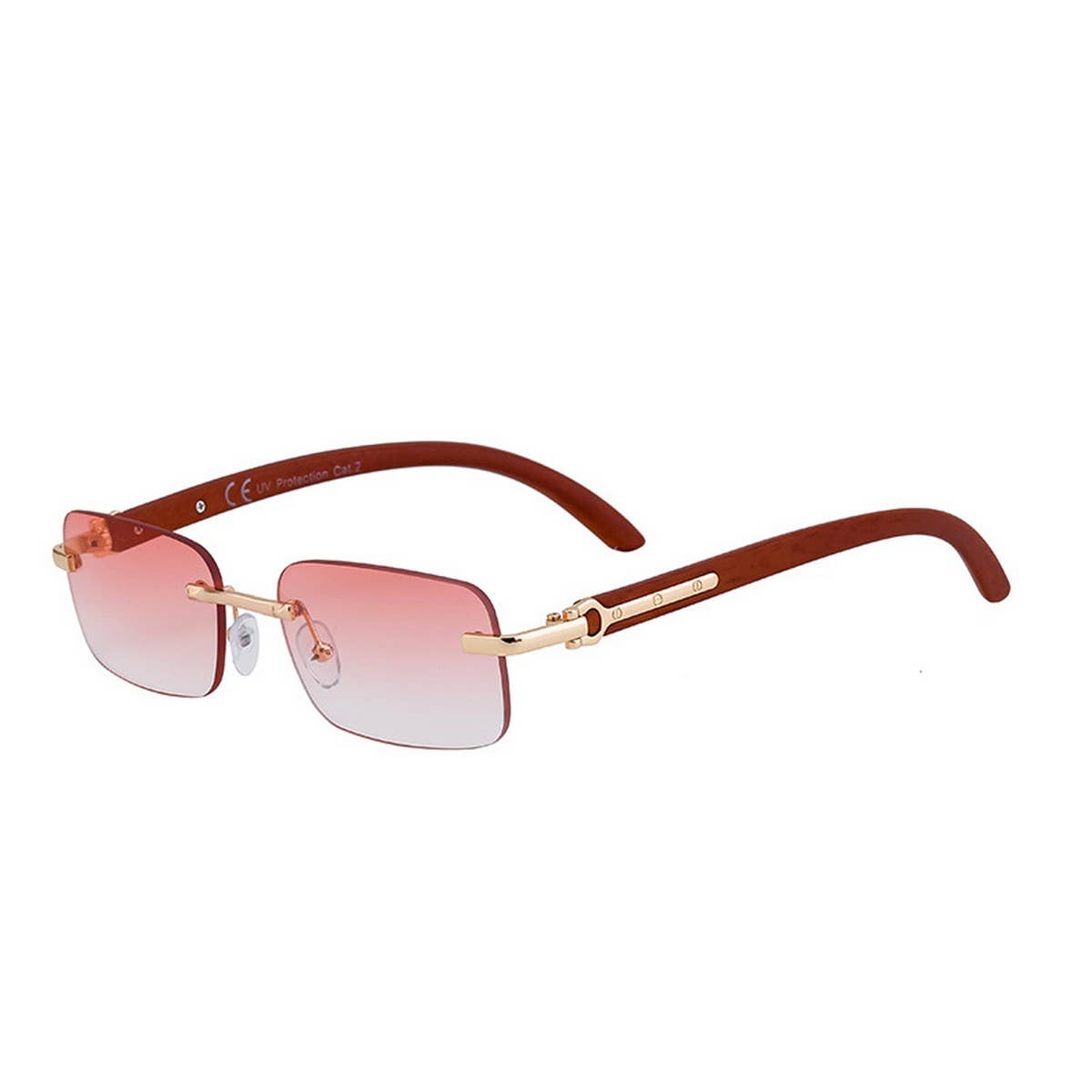 RETRO SMALL FRAME RIMLESS SUNGLASSES_CWASG0671