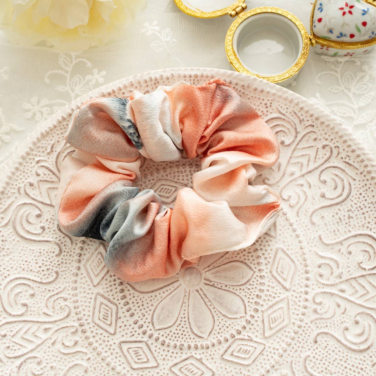 SIMPLE TIE DYE ELASTIC BAND HAIR TIE_CWAHA0842