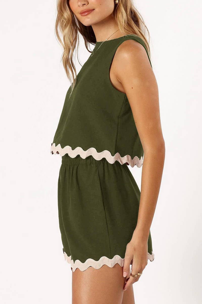 CWSTB0577_ CREW NECK TANK TOP AND SHORTS TWO PIECE SET