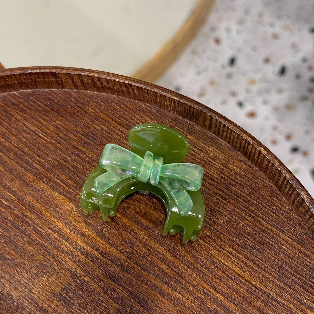 CWAHA4522_HIGH-END SEMI-CIRCULAR BOW HAIR CLIP