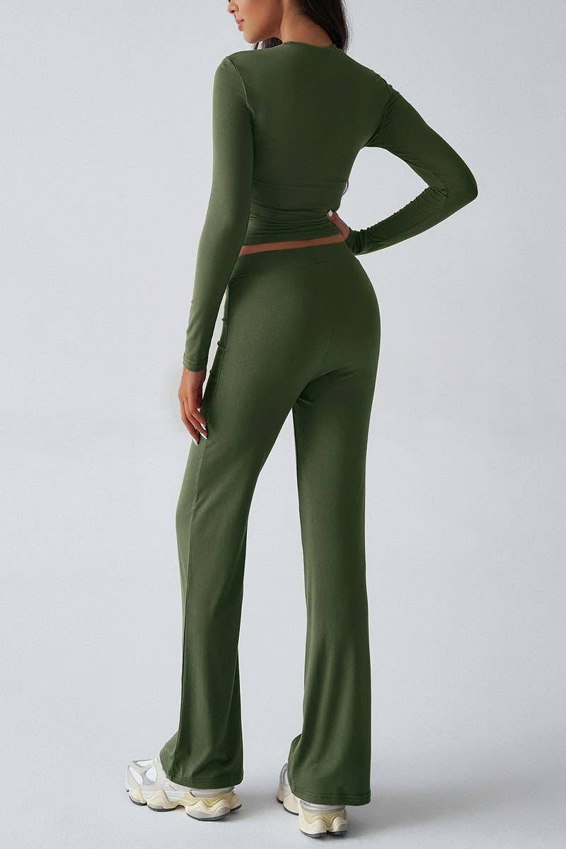 CWSTB00440_SPORTS YOGA LONG SLEEVE TEE AND PANTS SET