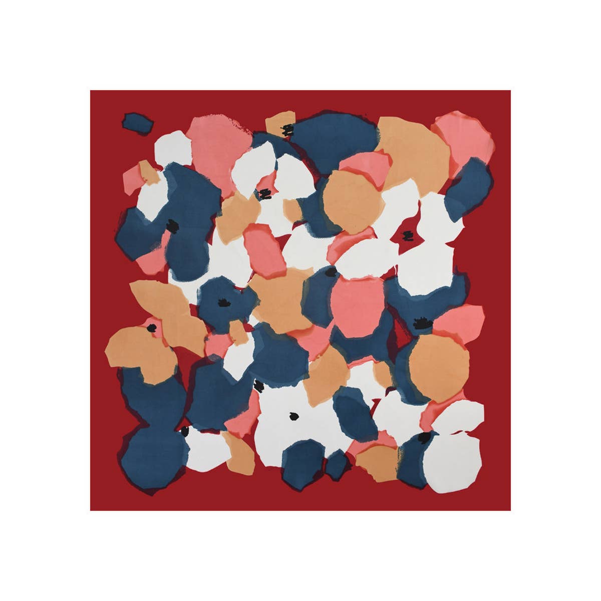 Polka Dot Satin Neck Scarf ??Office & Flight Style_CWASC1157