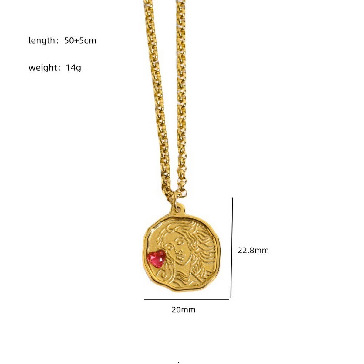 VINTAGE CREATIVE MYTHOLOGY PENDANT NECKLACE