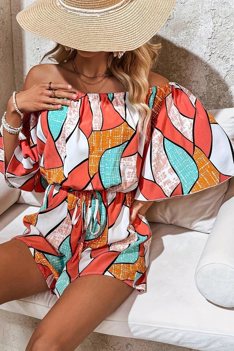 CWDSD10510_ELEGANT GEOMETRIC PRINT JUMPSUIT