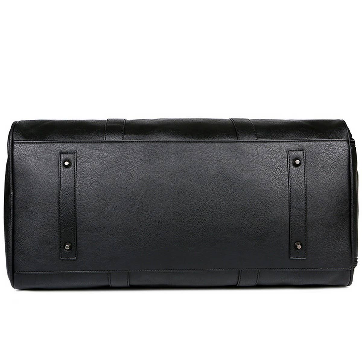 Large Leather Travel Duffel for Men, Shoe Storage_CWAB5174