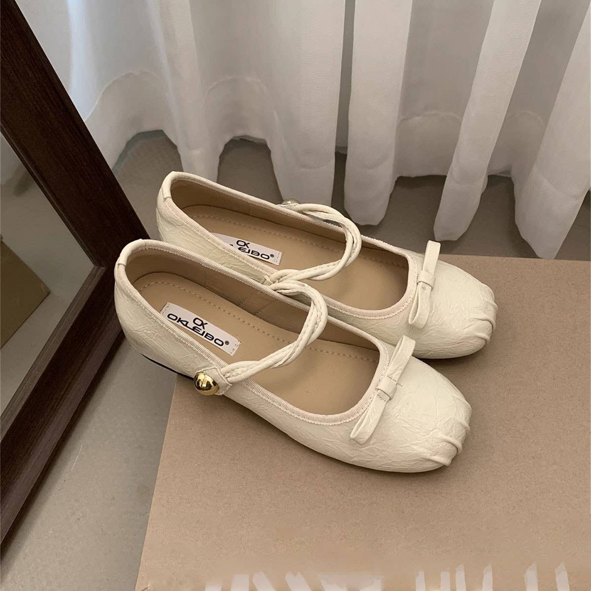 Silver Hidden Heel Mary Janes for Soft Looks