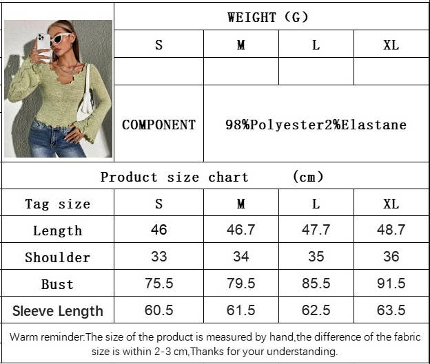 CWTBLL2730_SOLID COLOR FRAYED EDGE CROPPED FLARED SLEEVE TOP