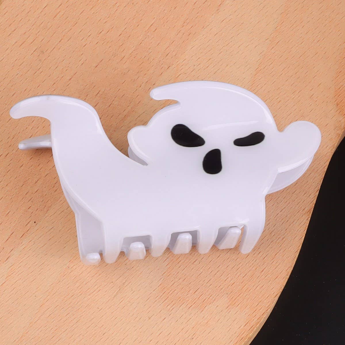 PUMPKINS, GHOSTS, HAUNTED HOUSE HALLOWEEN HAIR CLAW CLIPS
