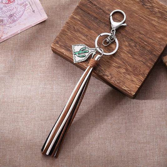 WESTERN STYLE TASSEL KEYCHAIN