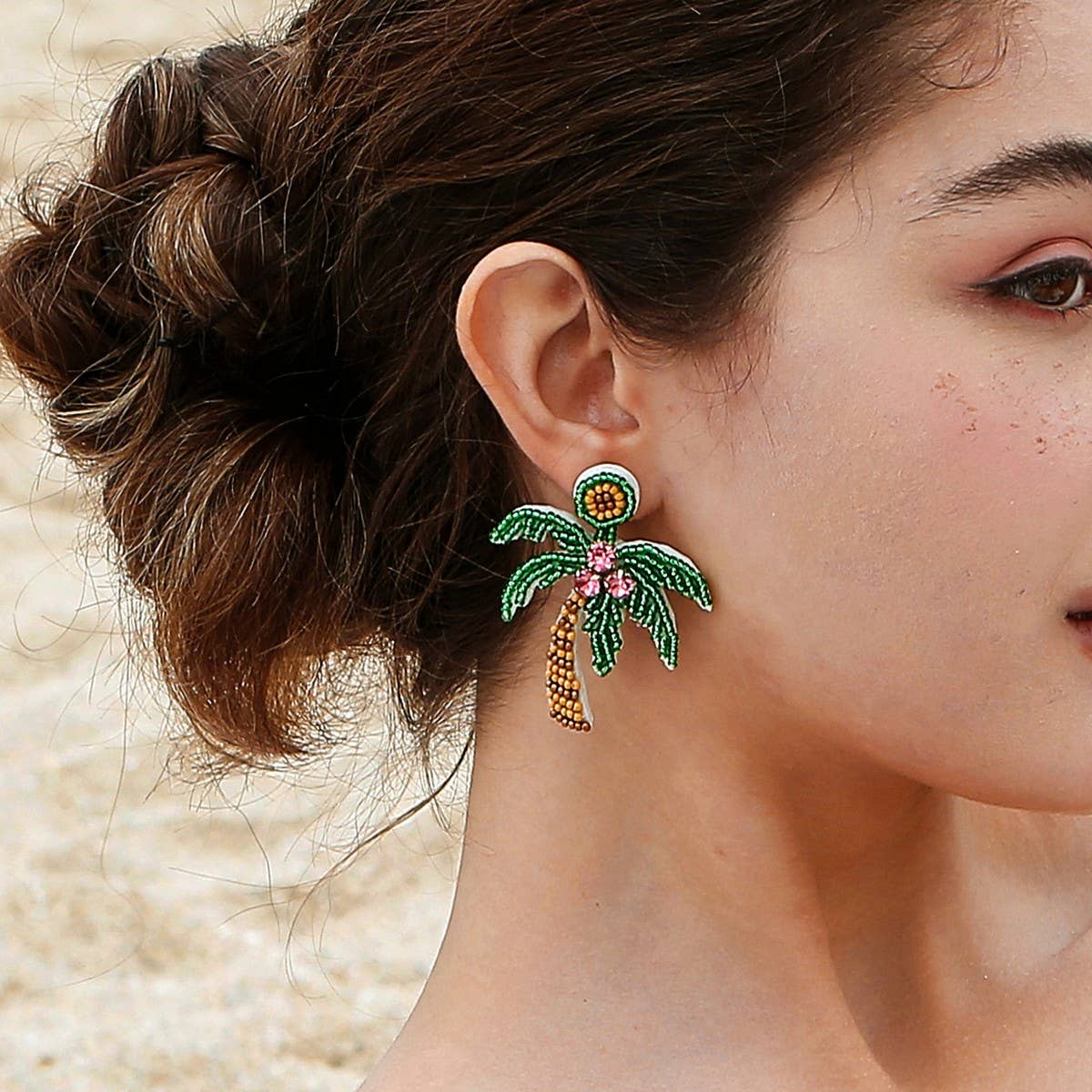 SUMMER BEADED CREATIVE RICE BEAD EARRINGS_CWAJE1648