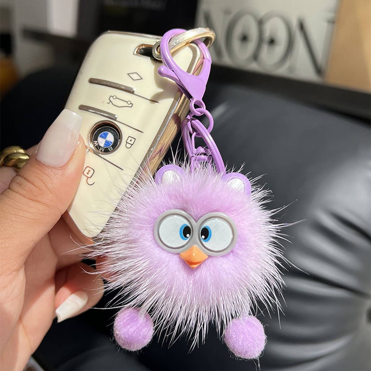 CUTE LITTLE YELLOW DUCK CAR KEYCHAIN BAG PENDANT