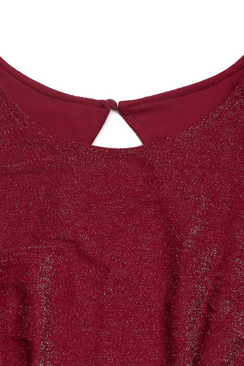 CWSJS1223_SEQUINED BACK HOLLOW HIGH WAIST JUMPSUIT