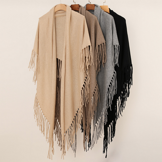 Women?™s Warm Triangle Scarf ??Cashmere Knit_CWASC2703
