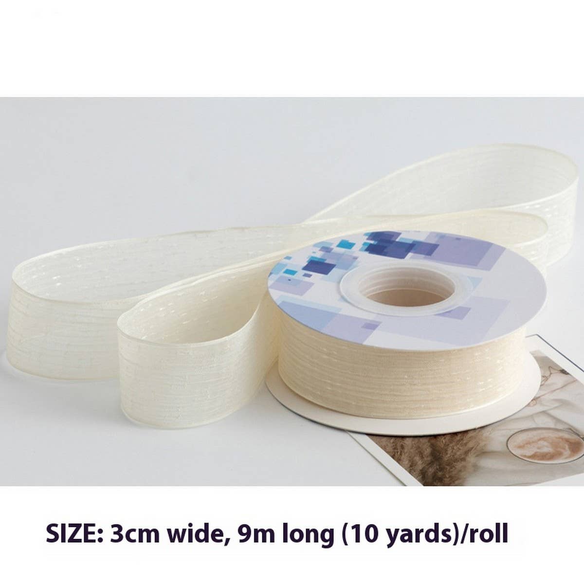DIY DECORATIVE POLYESTER HAIR RIBBON