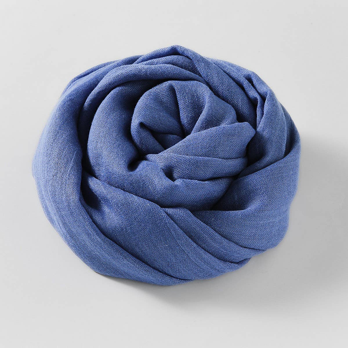 SOLID COLOR LONG LIGHTWEIGHT SCARF WRAP SHAWL_CWASC0204