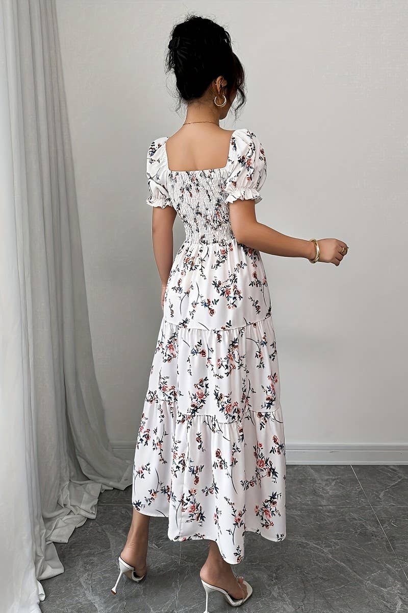 CWDMD00980_SPRING AND SUMMER ELEGANT WAIST DRESS