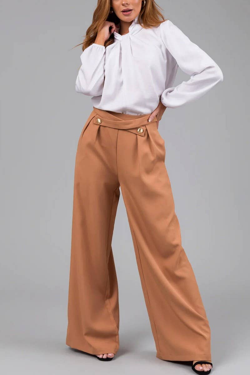 CWBLP1856_SOLID COLOR LOOSE CASUAL STRAIGHT PANTS