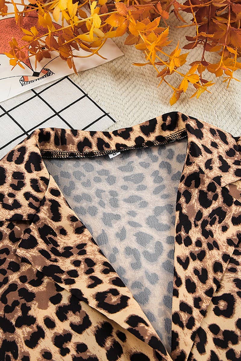 CWSPJ0094_LEOPARD PRINT LONG SLEEVE PANTS PAJAMA SET