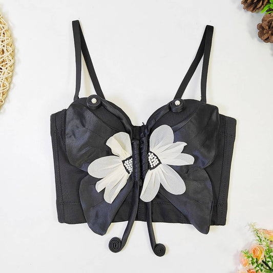 HIGH-END SEXY BUTTERFLY HERRINGBONE CORSET