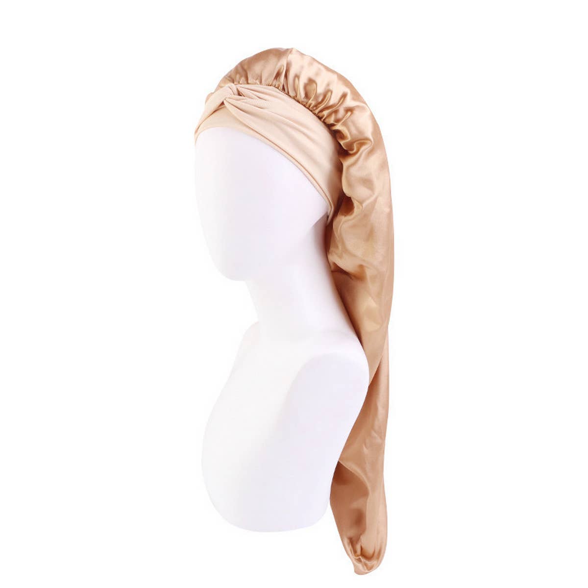 ADJUSTABLE STREAMER LONG NIGHTCAP_CWAH1484