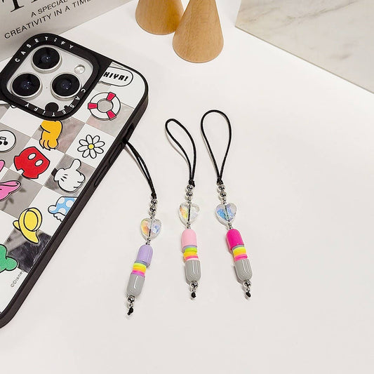 CWMM8706_VERSATILE COLORFUL GIRLS BAG ORNAMENT KEYCHAIN