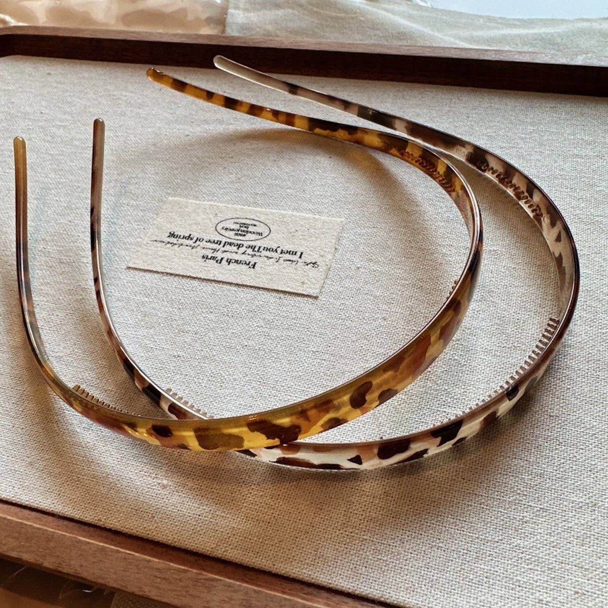LEOPARD PRINT CLASSIC RETRO FRENCH HEADBAND