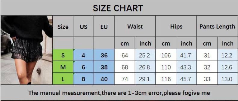 CWBSS0468_SOLID COLOR GYARU SEQUINED LAYERED SKIRT