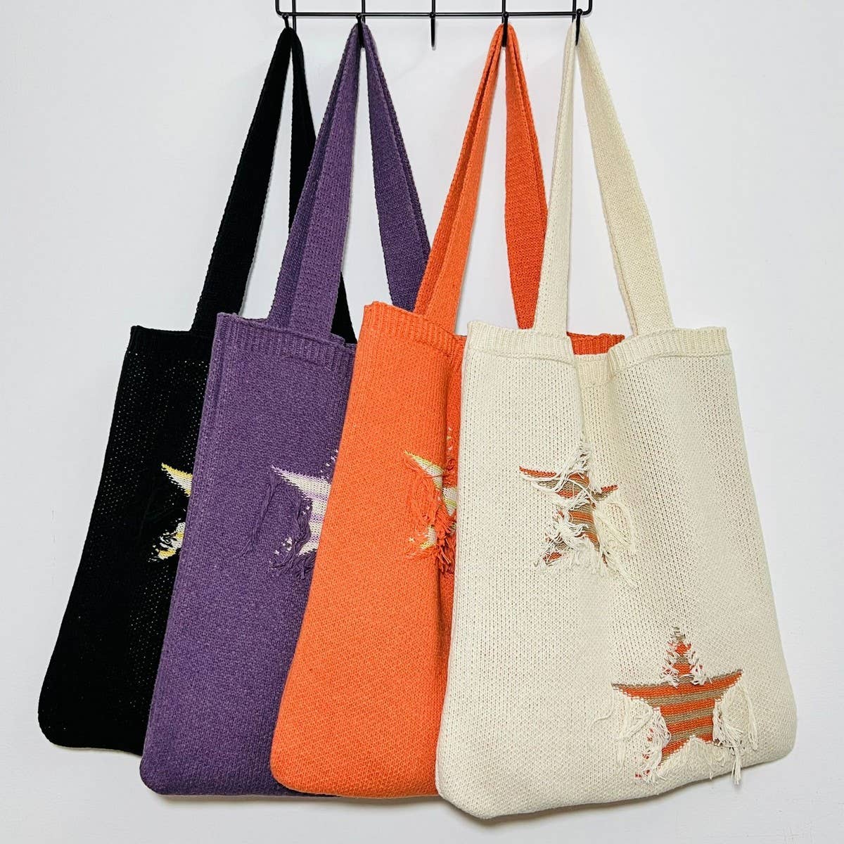 CWAB5067_LARGE CAPACITY HAND-CROCHETED SHOULDER BAG