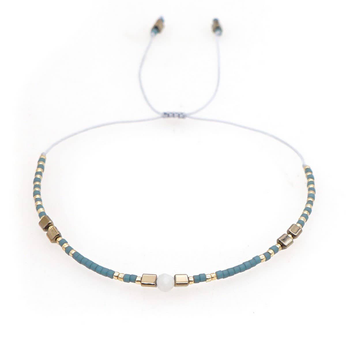 HAND-WOVEN FASHIONABLE RICE BEADS BRACELET_CWAB4620