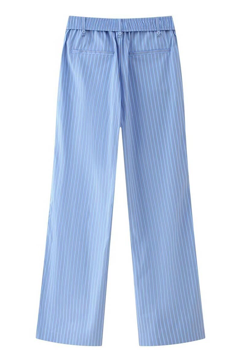 CWSBSSL0153_NICHE HIGH-END STRIPED VEST TOP + PANTS SET