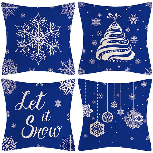 PINK ELK CHRISTMAS PILLOWCASE_CWMM1382