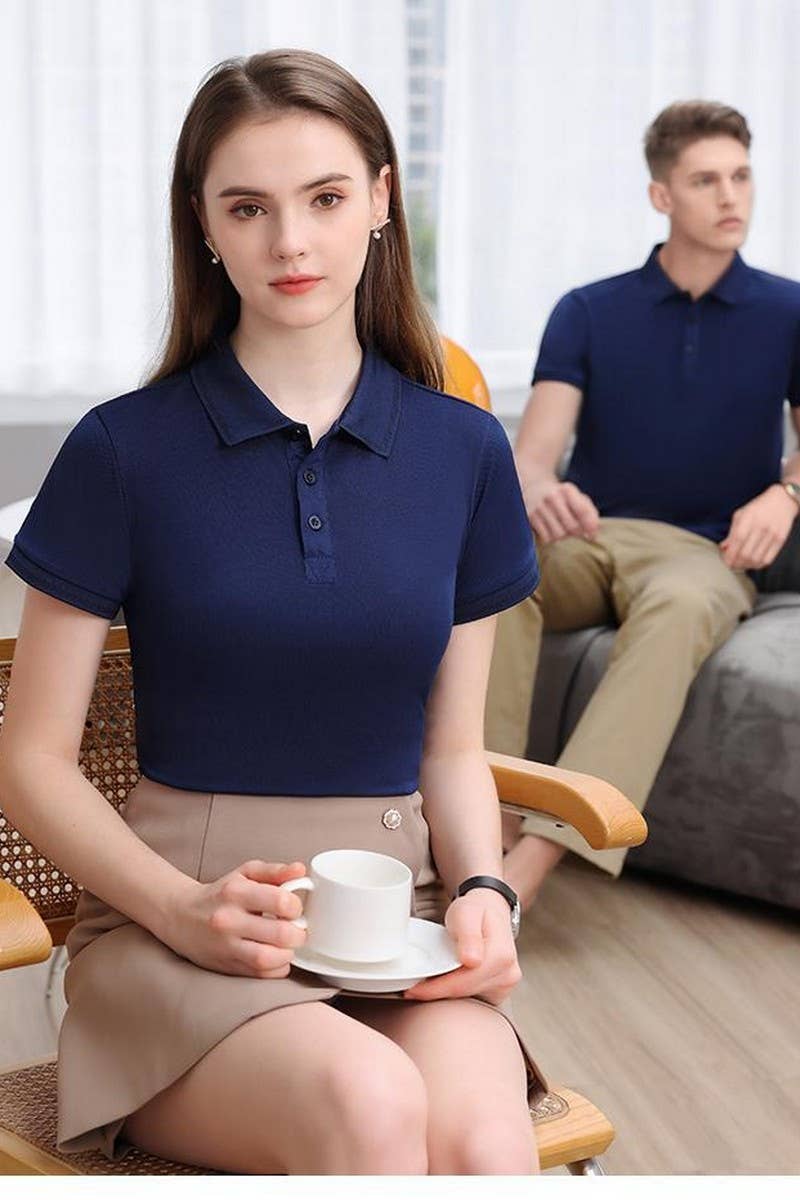 CWTBLS02429_WORKWEAR COLLARED SHORT SLEEVE POLO T-SHIRT