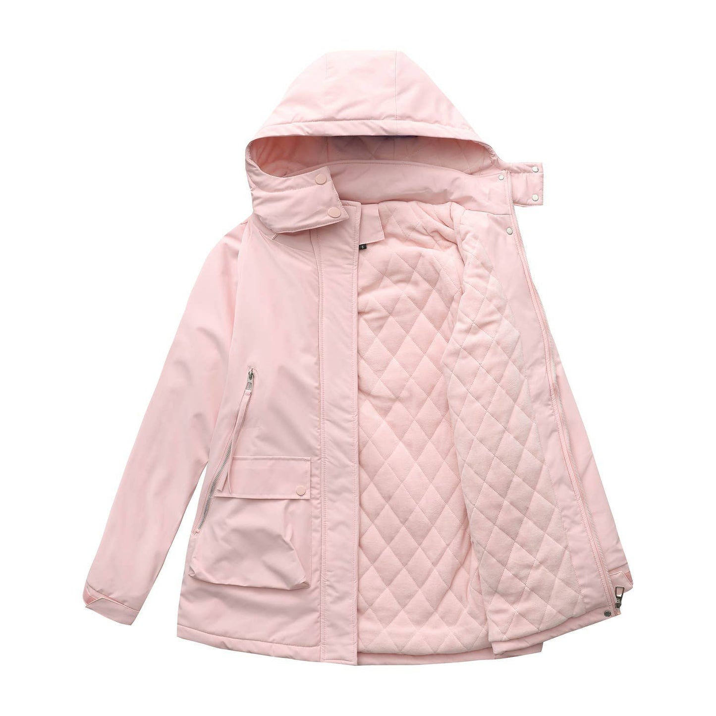 Detachable cap with fleece jacket