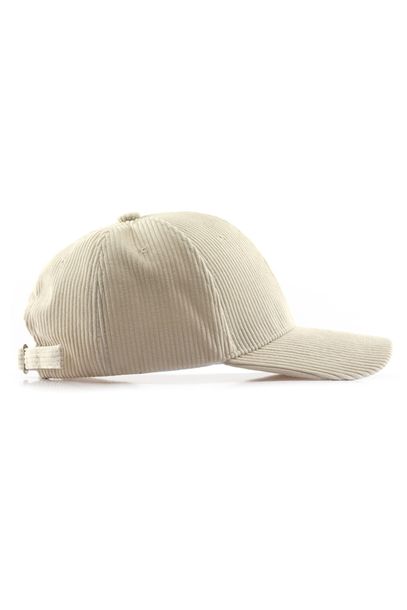 Corduroy Baseball Cap Unisex Winter Warm Outdoor_CWAH0517