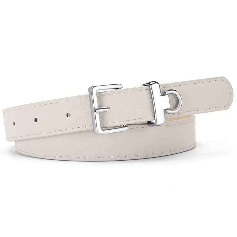 High-end pu matte velvet versatile and retro belt