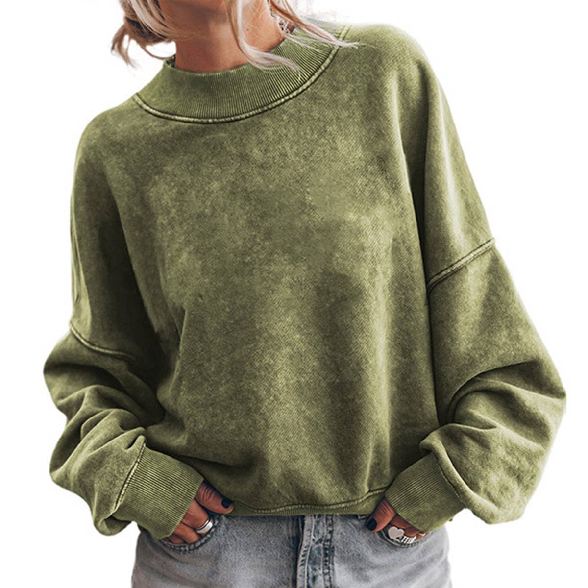 COMMUTER PULLOVER ROUND NECK SOLID COLOR HOODIE