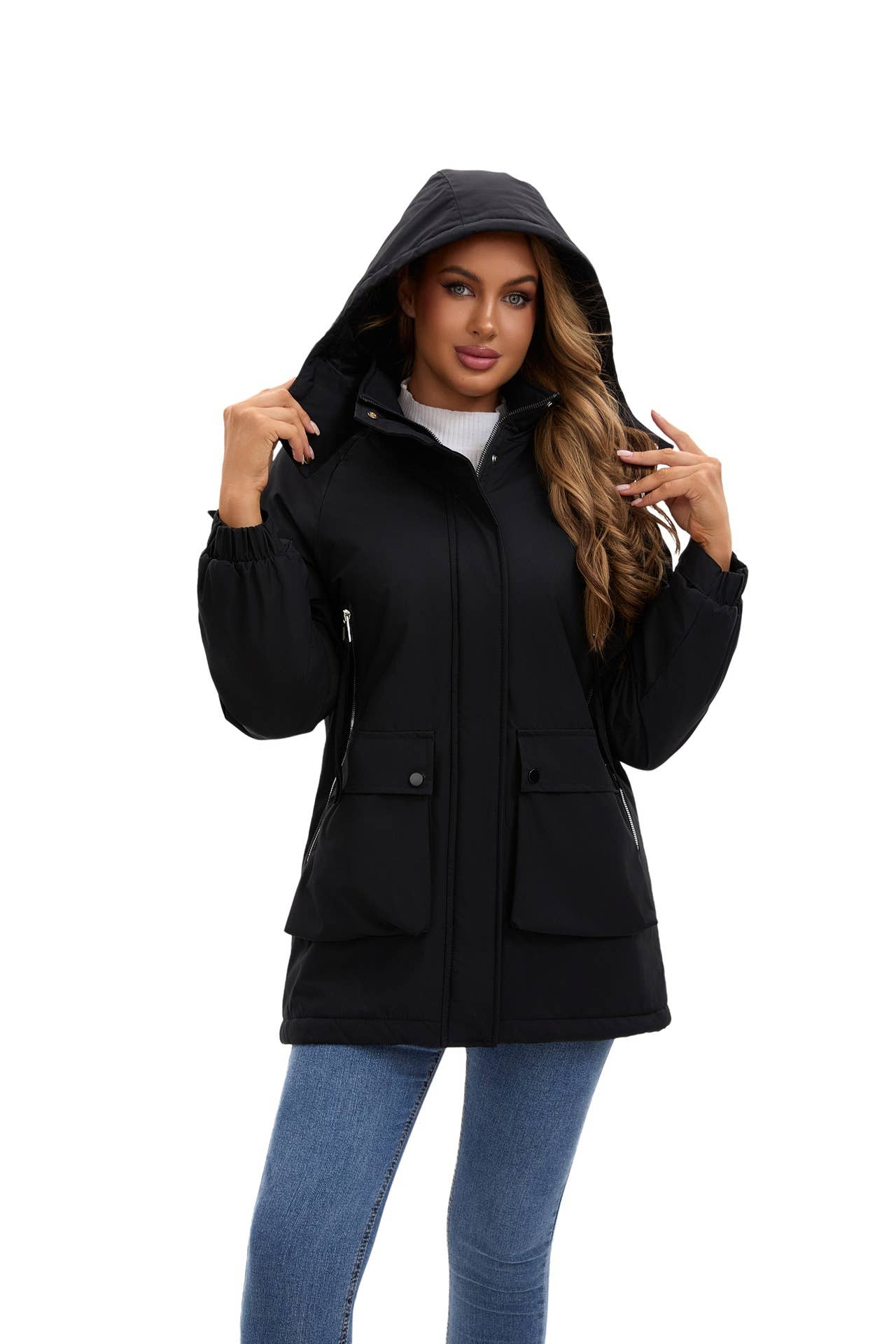 Detachable cap with fleece jacket