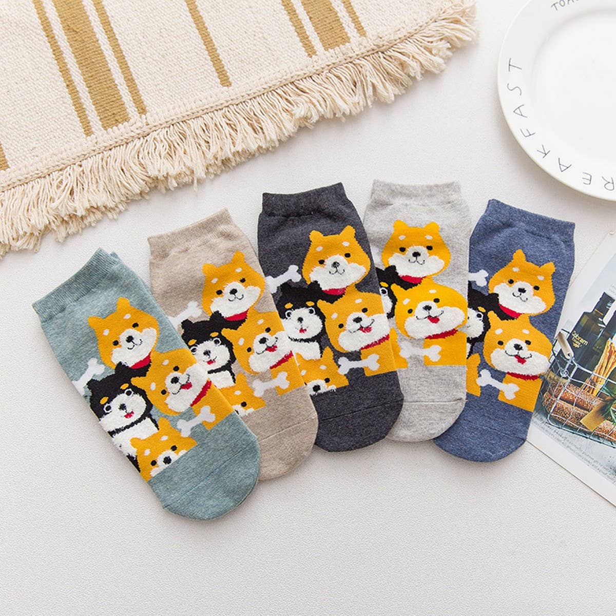 NEW STYLE CARTOON SHIN-CHAN COTTON WOMEN'S SOCKS_CWMS1397