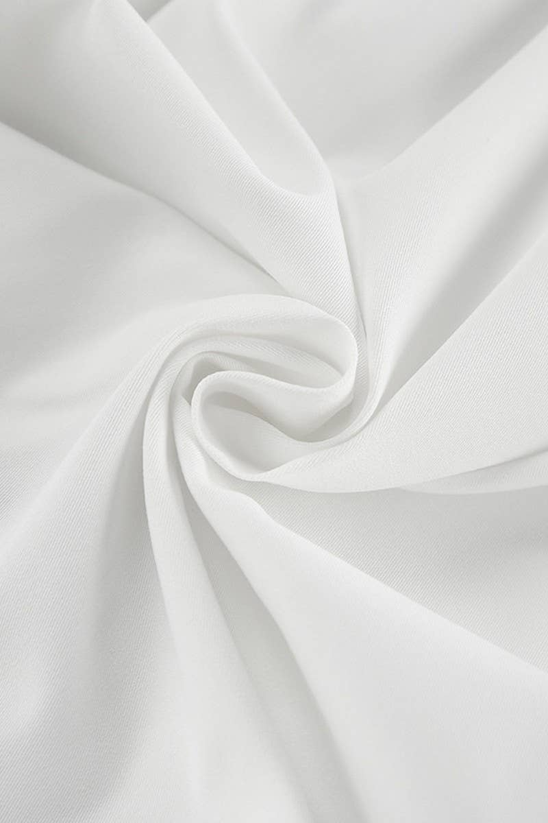 CWTSTL2592_WAISTED LONG-SLEEVED COMMUTER LONG SHIRT