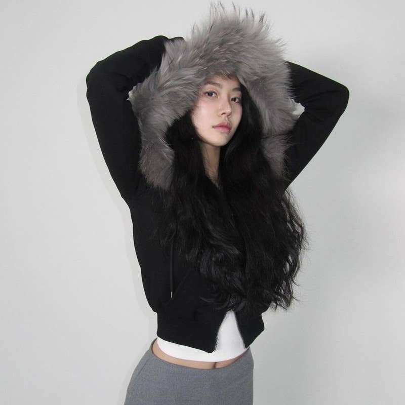 ALL-IN-ONE SLIM-FIT DOUBLE ZIPPER SHORT JACKET