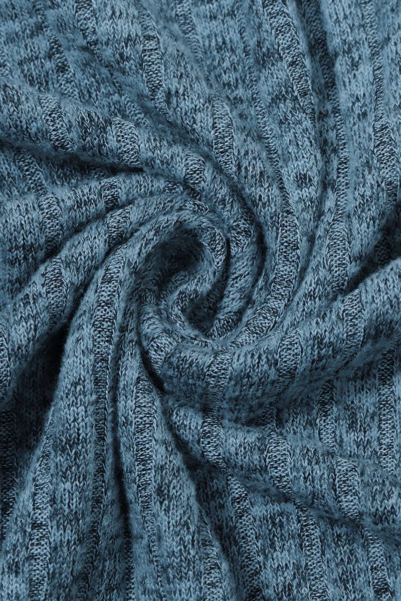 CWTBLL1628_ROUND NECK RIBBED BRUSHED STITCHING T-SHIRT