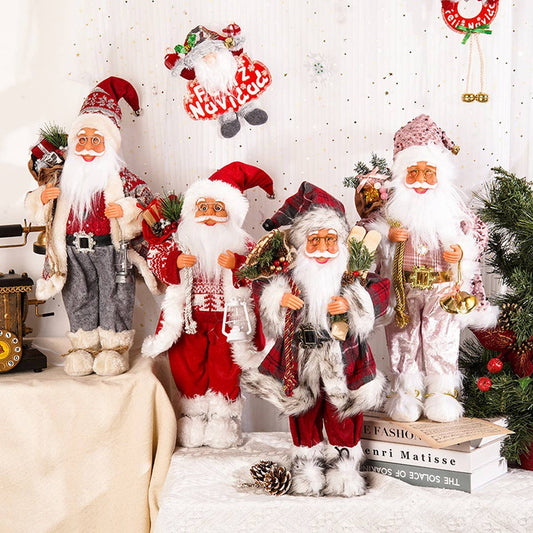 CHRISTMAS BACKPACK STANDING OLD MAN ORNAMENTS
