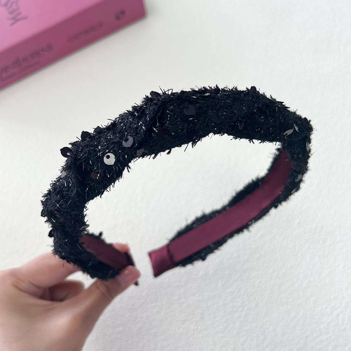 PERSONALIZED CROSS BRAID HAIRBAND_CWAHA2834