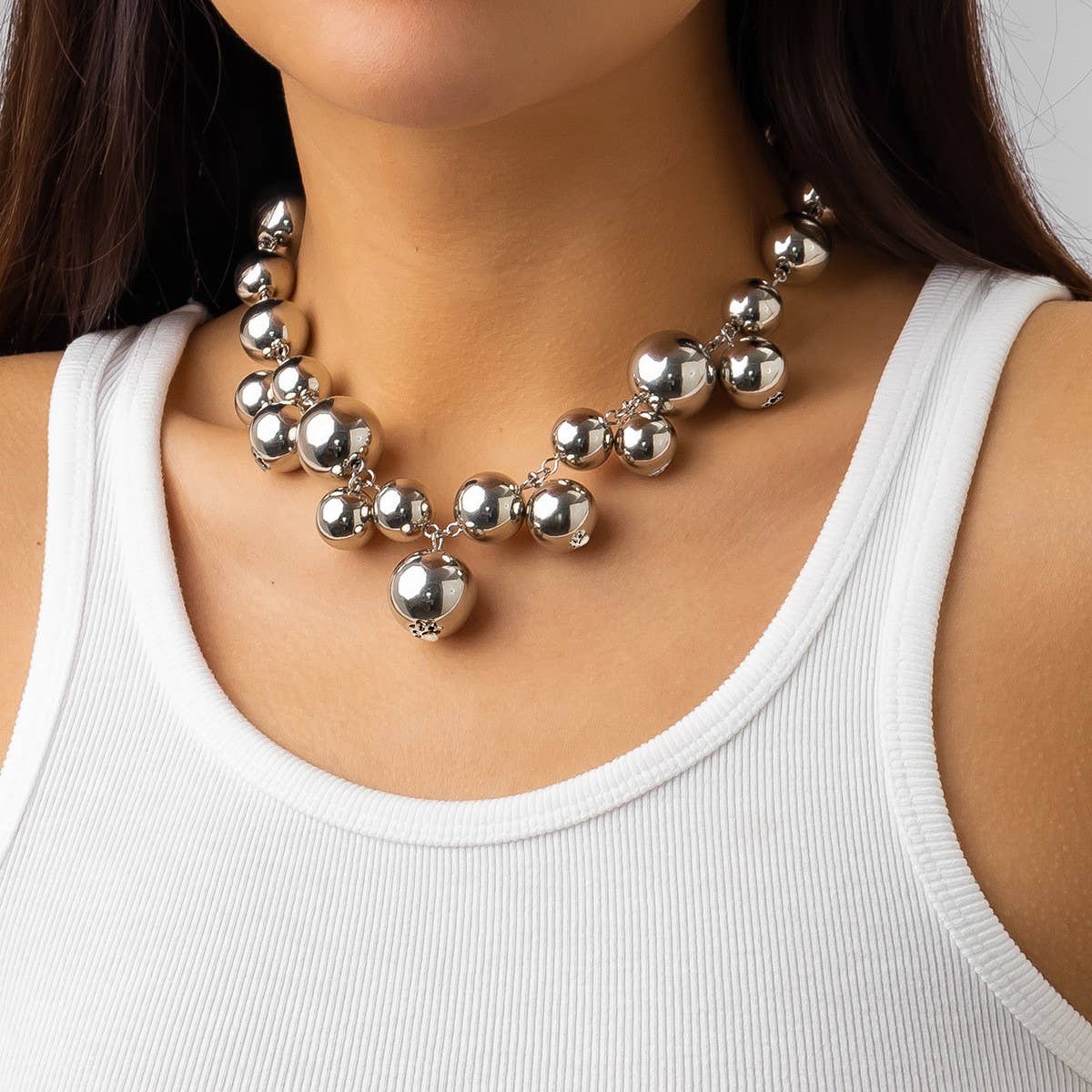 PUNK STYLE IMITATION PEARL NECKLACE_CWAJE1125